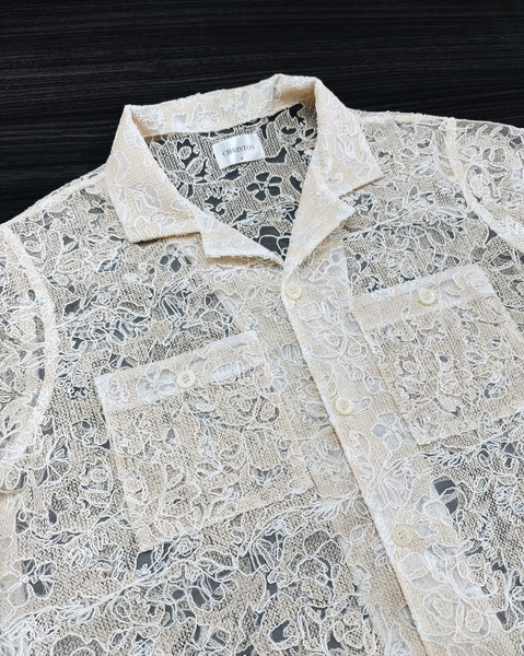 THE FLORAL LACE SHIRT – CHRISTOS